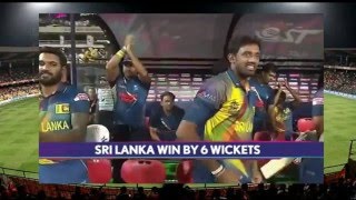 Watch Sri lanka vs Afghanistan T20 2016 - sri lanka batting highlights and winning movement Video