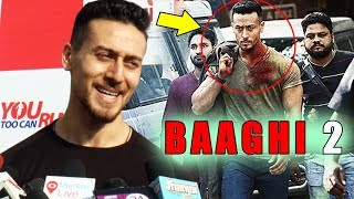 Watch Tiger Shroff REACTION On His BAAGHI 2 Rough Look Video