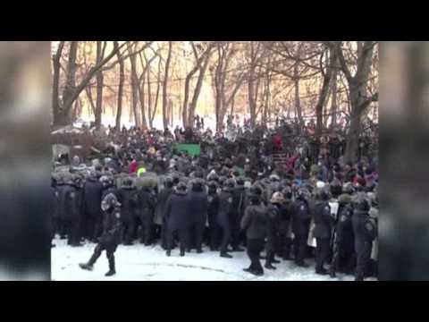 Watch Ukraine Protests Grow, No State of Emergency Yet News Video Video