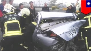 Watch Flat tire on the highway causes fatal crash that kills one and injured two Video