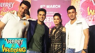 Watch Pulkit Samrat And Kriti Kharbanda GRAND ENTRY At Veerey Ki Wedding Trailer Launch Video