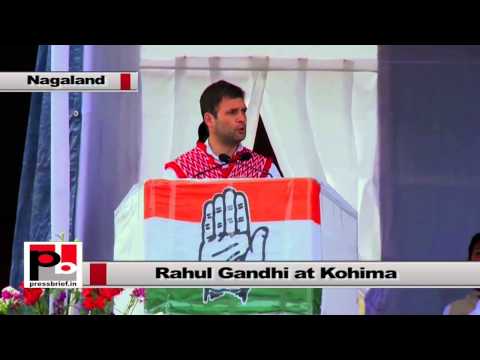 Watch Rahul Gandhi at Nagaland- I will do whatever I can for the state Video