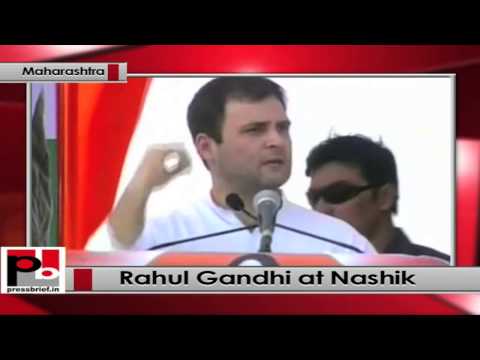 Watch Rahul Gandhi addresses Congress rally at Dindori, Nashik, Maharashtra Video