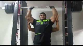 Watch sangram chougule working out delts at physc gym Video