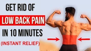 Watch Fix LOWER BACK PAIN in 10 Mins (Top 4 Stretches for LOW BACK INJURY ) Video
