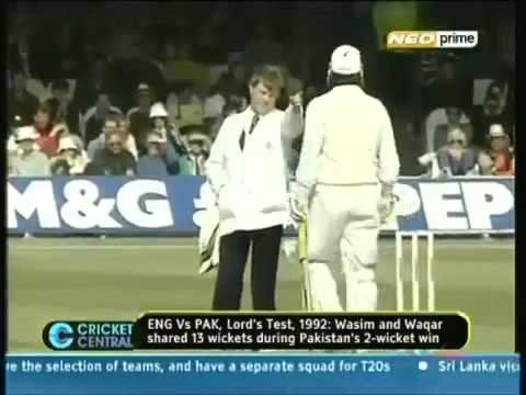 Watch Killer Bowling Duo Wasim Akram and Waqar Younis against England - Cricket Classic Video Video