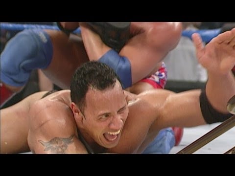 Watch The Rock, Undertaker & Kane vs. Edge, Christian & Kurt Angle- SmackDown, February 22, 2001 - WWE Wrestling Video Video