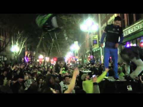 Watch Raw- Seattle Parties After Super Bowl Win News Video Video