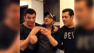 Watch (Video) Salman Khan SINGS Birthday Song For Sohail Khan - Birthday Special Video