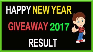Watch Happy New Year 2017 Giveaway Result | Telugu Video