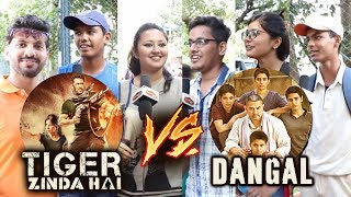 Watch Salman's Tiger Zinda Hai Will BEAT Aamir's Dangal - PUBLIC REACTION Video