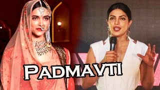 Watch Priyanka Chopra Talks On Deepika's Padmavati - It's A Good Movie Video
