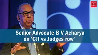 Watch CJI should have taken rebel judges into confidence- Senior advocate BV Acharya Video