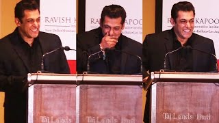 Watch Salman Khan Unable To Control Laugh | Hilarious Moment | Asha Parekh's Book Launch Video