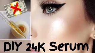 Watch How To Make 24K Gold Serum for Glowing Gold Skin - Farsali Dupe DIY | Jsuper Kaur Video