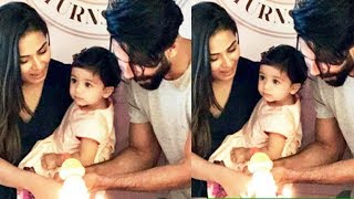 Watch Shahid Kapoor's Daughter Cutting First Birthday Cake Video