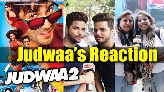 Watch Judwaa 2 Trailer Reaction By Real Life Judwaa's | Varun Dhawan, Jacqueline, Taapsee Video