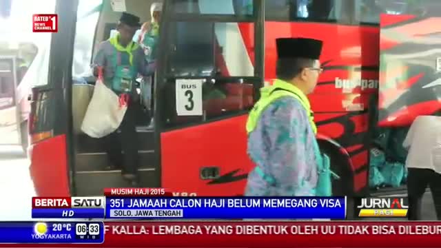 Watch 351 Jamaah Calon Haji Jateng-Yogyakarta Belum Pegang Visa Video