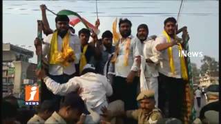 Watch Opposition Leaders Protest At LB Nagar Over TRS Corporators Mafia | Police Arrest | iNews Video