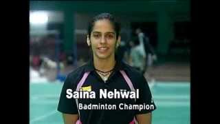 Watch Saina Nehwal appeals for Voter Registration Video