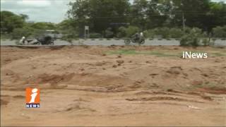 Watch Govt Officials Remove Haritha Haram Planted Plants In Thimmapur | Karimnagar  | iNews Video