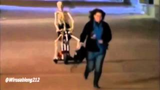 Watch Video Lucu - Dikejar Tengkorak Naik Scooter Video
