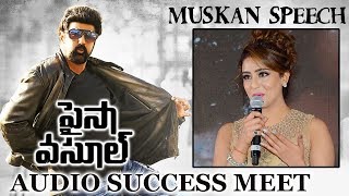 Watch Muskan Sethi Speech at Paisa Vasool Movie Audio Success Meet Balakrishna, Shriya, Puri Jagannadh Video