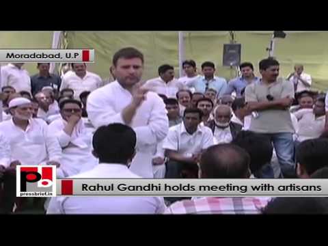 Watch Rahul Gandhi to artisans - We will give you financial support as much as we can Video