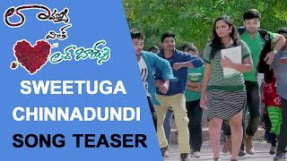Watch Sweetuga Chinnadundi Song Teaser Lavanya With Love Boys Movie Songs Pavani, Kiran, Samba Video
