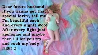 Watch Wedding Song Meghan Trainor   Dear Future Husband Video