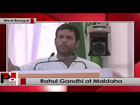 Watch Rahul Gandhi addresses Congress rally at Maldaha, (West Bangal) Video