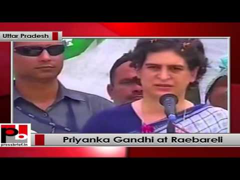 Watch Priyanka Gandhi Vadra launches a blistering attack on BJP Video