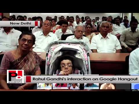 Watch Rahul Gandhi - We come up with ideas of minimum rights Video
