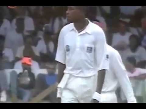 Watch CURTLY AMBROSE vs STEVE WAUGH Trinidad 1995 3rd test - Cricket Classic Video Video