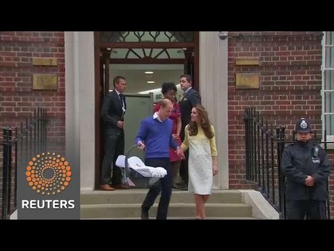 Watch British royal couple presents new baby to the world News Video Video