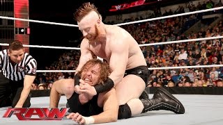 Watch Dean Ambrose vs. Sheamus: WWE Raw, January 11, 2016 Video