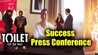 Watch Toilet Ek Prem Katha Success Press Conference - Akshay Kumar, Bhumi Pednekar Video