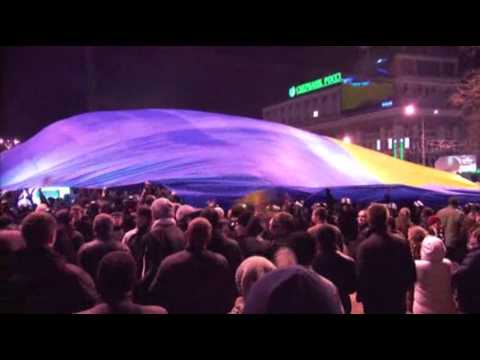 Watch Raw- Protestors Storm Ukraine Gov't Building News Video Video