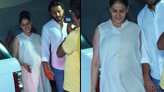 Watch Genelia Dsouza flaunts BABY BUMP @ Ki & Ka Special Screening Video