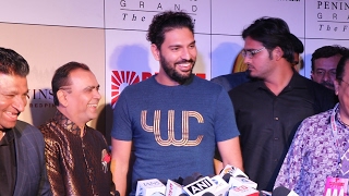 Watch Cricketer Yuvraj Singh At 3rd Bright Awards 2017 Video