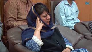 Watch Mehbooba meets various delegations in Pulwama Video