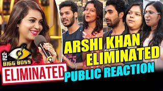 Watch Arshi Khan ELIMINATED | PUBLIC REACTION | Bigg Boss 11 Video