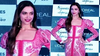 Watch Deepika Padukone's GRAND ENTRY At Launch Of LOreal Paris Cannes Collection 2017 Video