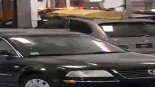 Watch Raw: SUV In Massachusetts Auction After Crash Video