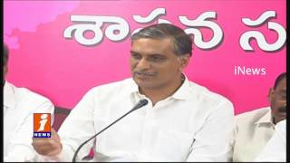 Watch Cabinet Minister Harish Rao Comments On Opposition CPM Party Leaders | Telangana | iNews Video