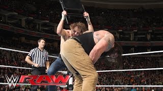 Watch Dean Ambrose vs. Braun Strowman: Raw, March 21, 2016 Video