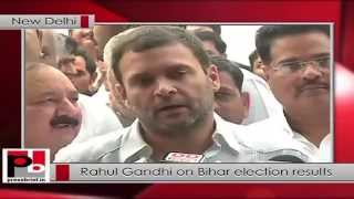 Watch It is the loss of PM and RSS agenda- Rahul Gandhi Bihar poll outcome Politics Video Video