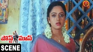 Watch Soundarya Confused By Raasi MS Narayana Irritated by His Wife Postman Movie Scenes Video