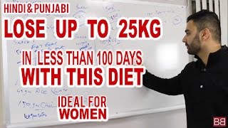 Watch Lose UP TO 25KG with this FAT LOSS DIET PLAN! (Hindi / Punjabi) Video