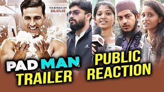 Watch PADMAN Trailer | PUBLIC REACTION | Akshay Kumar, Radhika Apte, Sonam Kapoor Video